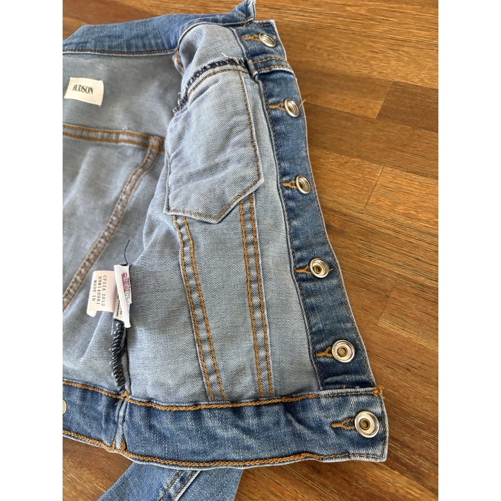 Hudson Denim Jacket‎ KIDS GIRLS SIZE 5 Jean Coat - Picture 13 of 16